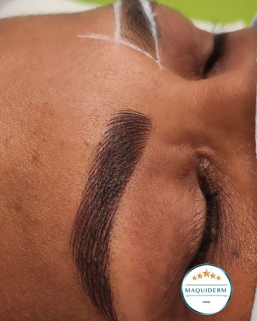 maquillage permanent hairstroke